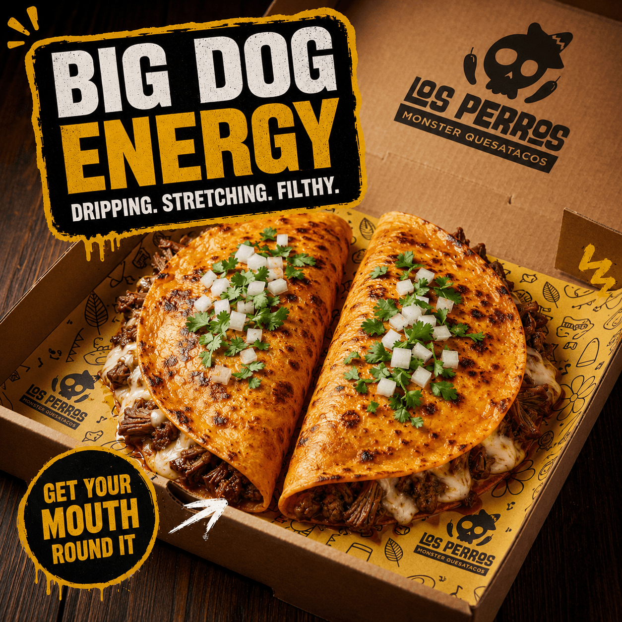 Los Perros Monster Quesatacos